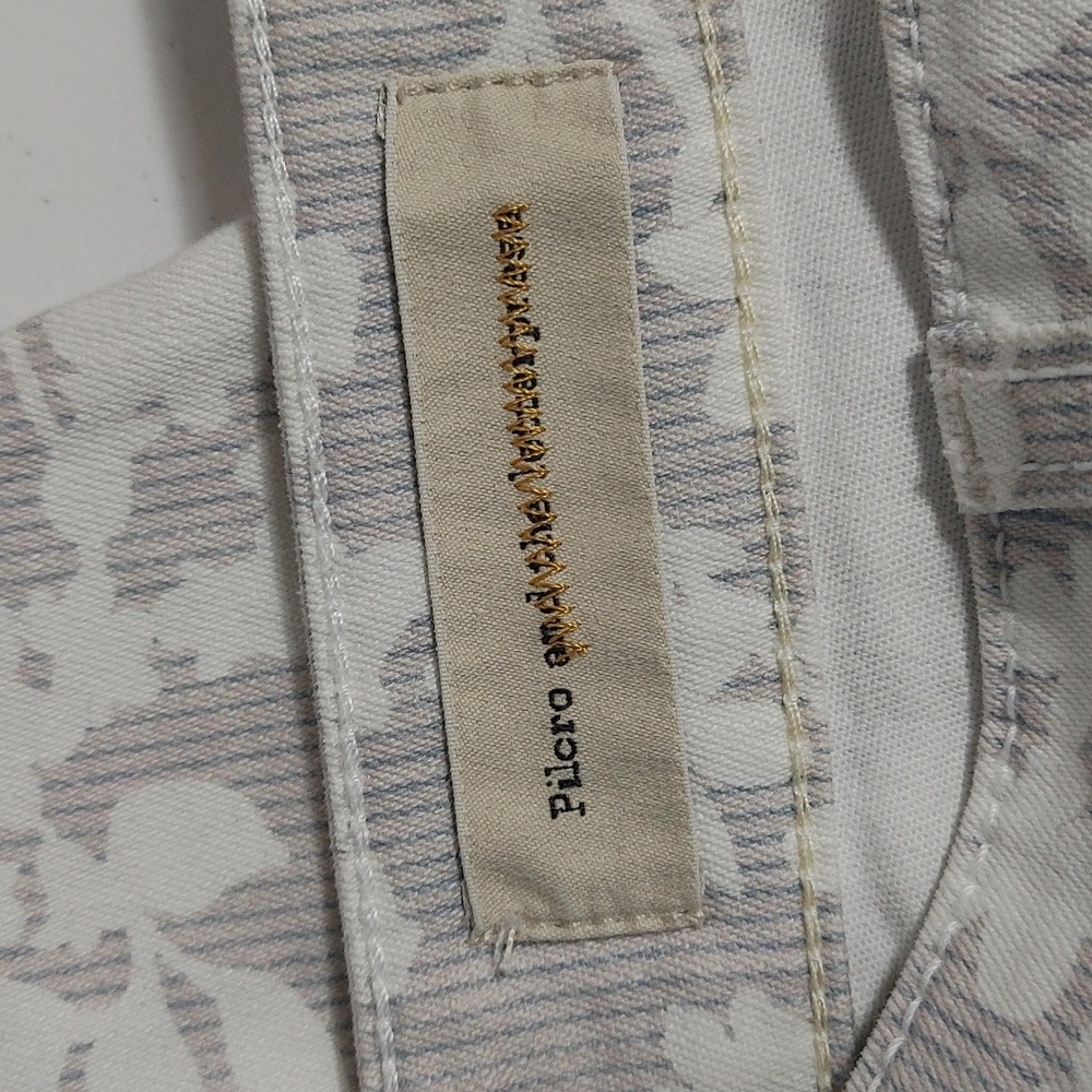 Pilcro and then Letterpress/Anthropologie Floral Stet Jeans - Picture 3 of 12